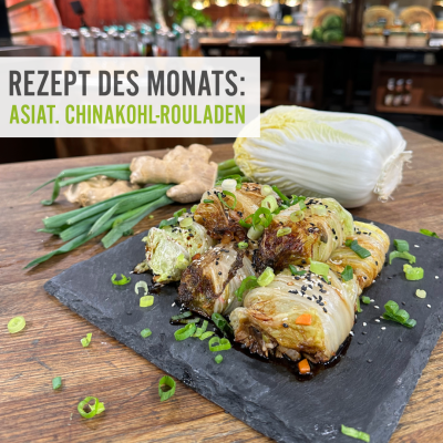 Rezept des Monats Januar vegane asiatische Chinakohlrouladen 